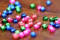 Met. Coloured Tungsten Beads 1.5mm Purple